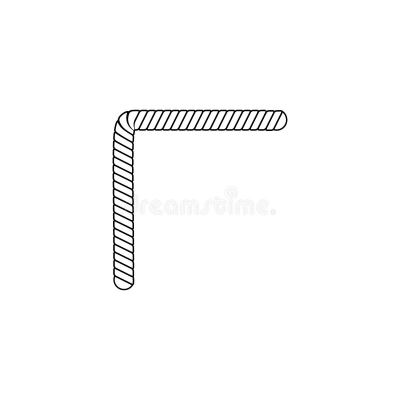 Download Frame rope corner stock vector. Illustration of shape ...