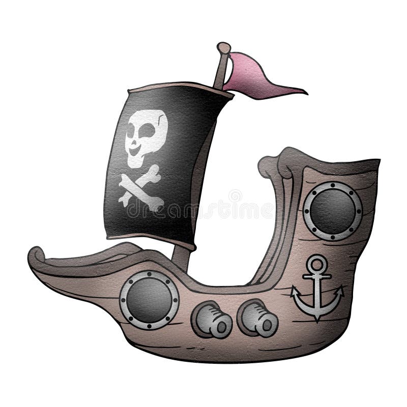 Marine ship illustration vector illustration