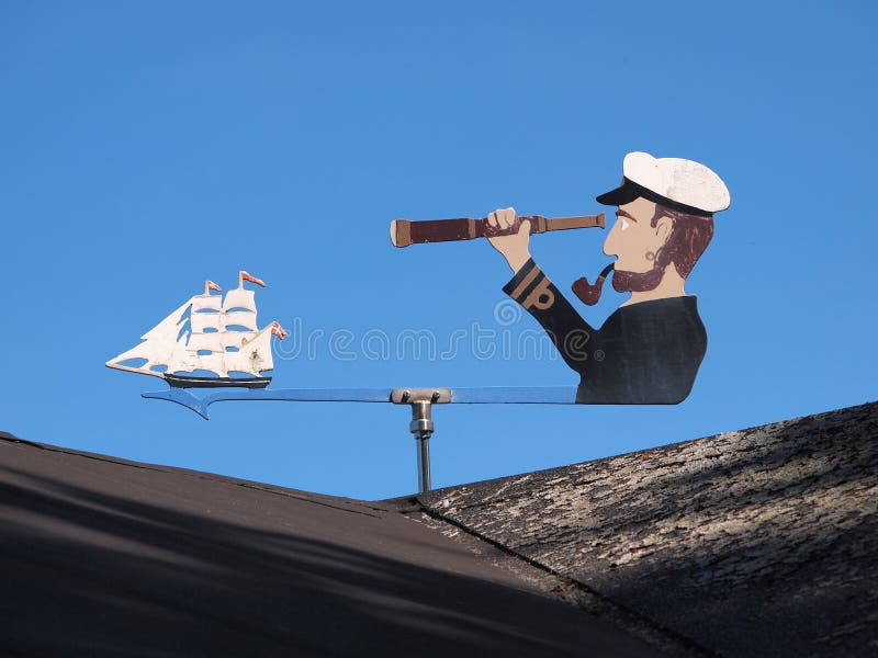 Marine weather vane