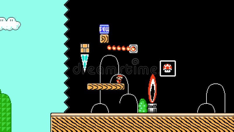 Set of Fire Mario Moves, Art of Super Mario World Classic Video Game, Pixel  Design Vector Illustration Editorial Photo - Illustration of nintendo,  motion: 213002321