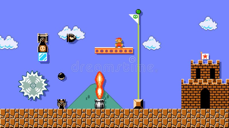 Set of Mario Cat Moves, Art of Super Mario Bros 3 Classic Video Game, Pixel  Design Vector Illustration Editorial Stock Image - Illustration of move,  game: 210763499