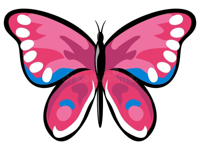 Mariposa rosada