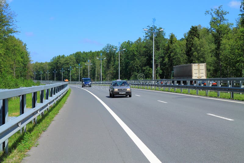 Maritim cirkel - en huvudväg i den Kaliningrad regionen arkivbild Maritim cirkel - en huvudväg i den Kaliningrad regionen arkivbild