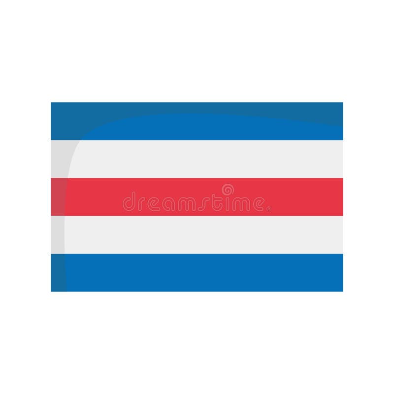 Maritime Flag To Represent the Letter C Isolated on White Background