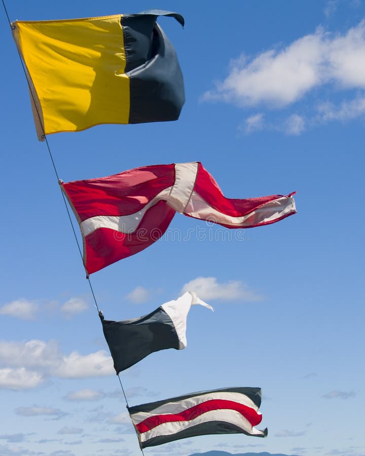 Maritime Flags stock photo. Image of colors, boat, flag 8359632