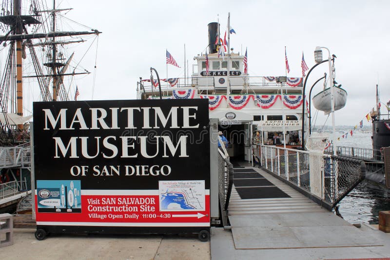 The Maritime Museum of San Diego, established in 1948, preserves one of the largest collections of historic sea vessels in the United States. Located in the San Diego Bay, the centerpiece of the museum's collection is the Star of India, an 1863 iron bark.