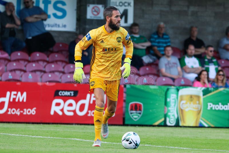 Mark McNulty chez Cork City FC contre le match d'Europa League de FC Progres Niederkorn photos libres de droits Mark McNulty chez Cork City FC contre le match d'Europa League de FC Progres Niederkorn photos libres de droits