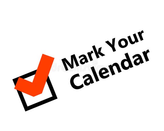 Mark Your Calendar Stock Illustrations 1 095 Mark Your Calendar Stock