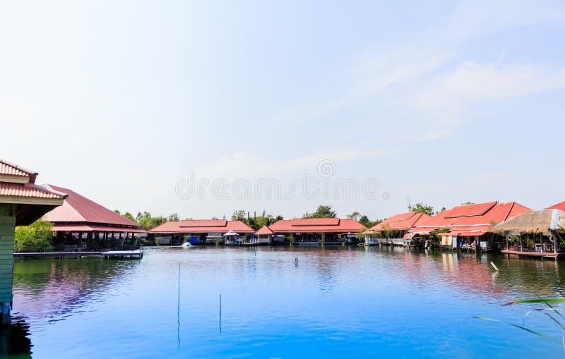 Marke samphannam Huahin плавая, Таиланд стоковое изображение Marke samphannam Huahin плавая, Таиланд стоковое изображение