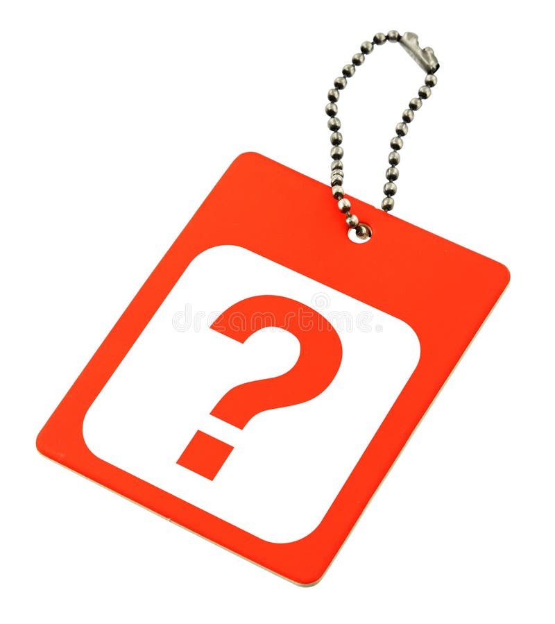 Close-up of a question mark against white background. Close-up of a question mark against white background