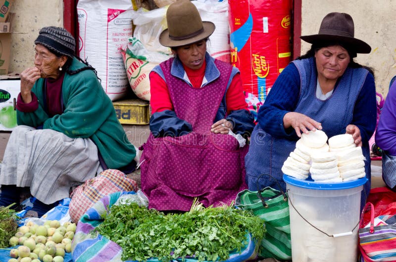 Market in Cusco, Peru editorial stock image. Image of market 64209184