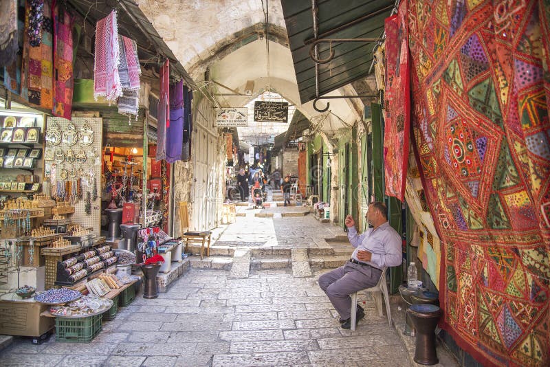 Market in jerusalem old town israel stock images Market in jerusalem old town israel stock images