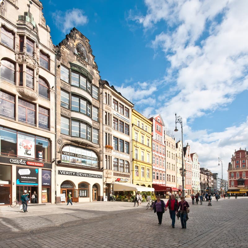 Market Square - main square in Wroclaw, Poland