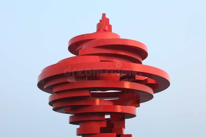 Market square of Qingdao, China royalty free stock image Market square of Qingdao, China royalty free stock image