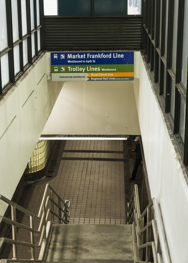 Market street subway enterance Philadelphia stock images Market street subway enterance Philadelphia stock images