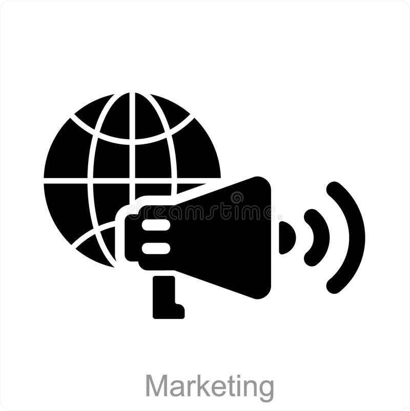 Marketing and advertisement icon concept vector illustration