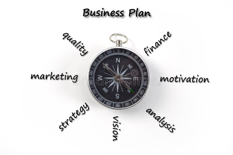 Marketing business plan stock photo