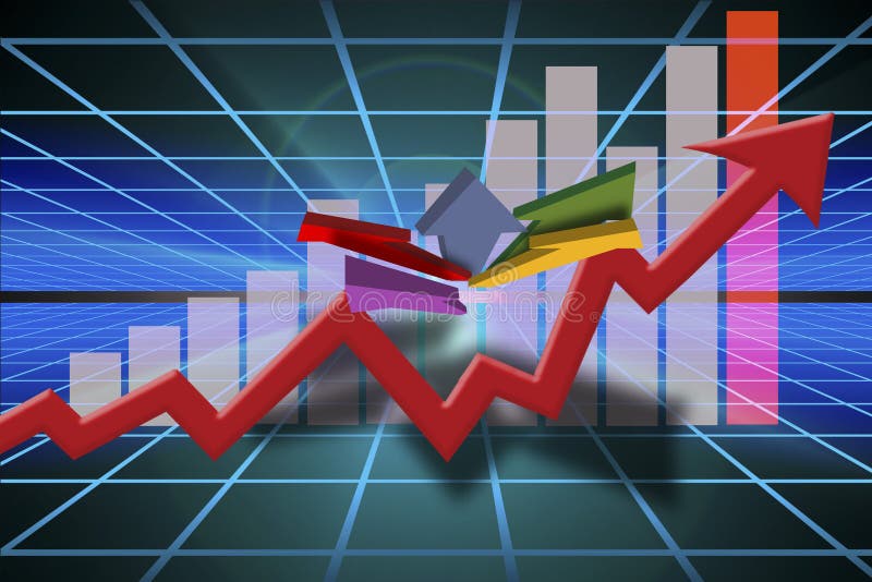 Marketing business sales graph vector illustration Marketing business sales graph vector illustration