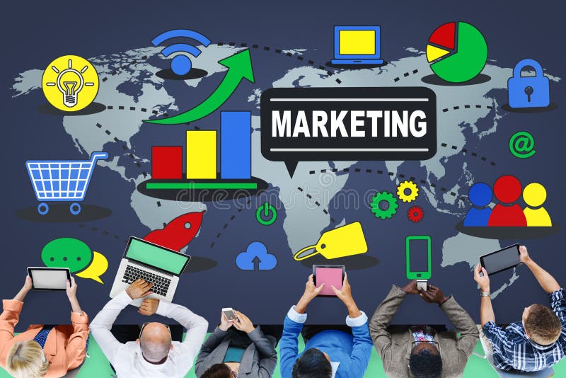 Marketing Strategie die Commercieel Reclameplan brandmerken royalty-vrije stock foto's Marketing Strategie die Commercieel Reclameplan brandmerken royalty-vrije stock foto's