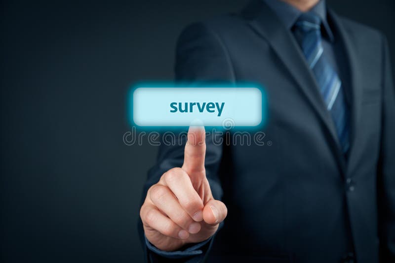 Marketing survey royalty free stock photos