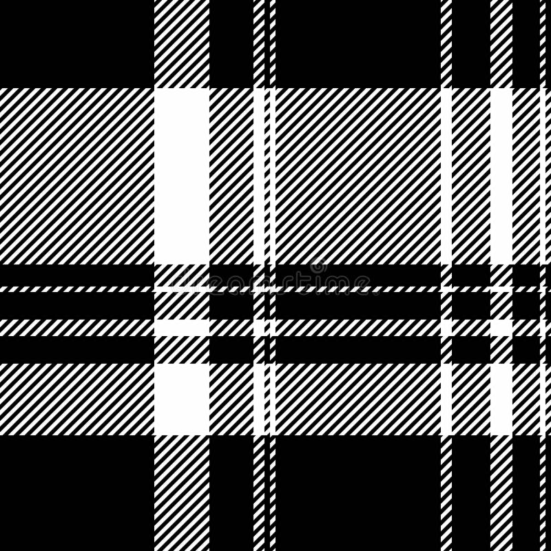 Markierendes schwarz-weißes Diagonalprofil. perfekt für textile Web-Hintergründe oder Modeprojekte. modern lizenzfreie abbildung