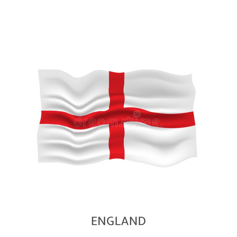 Markierungsfahne von England vektor abbildung Markierungsfahne von England vektor abbildung