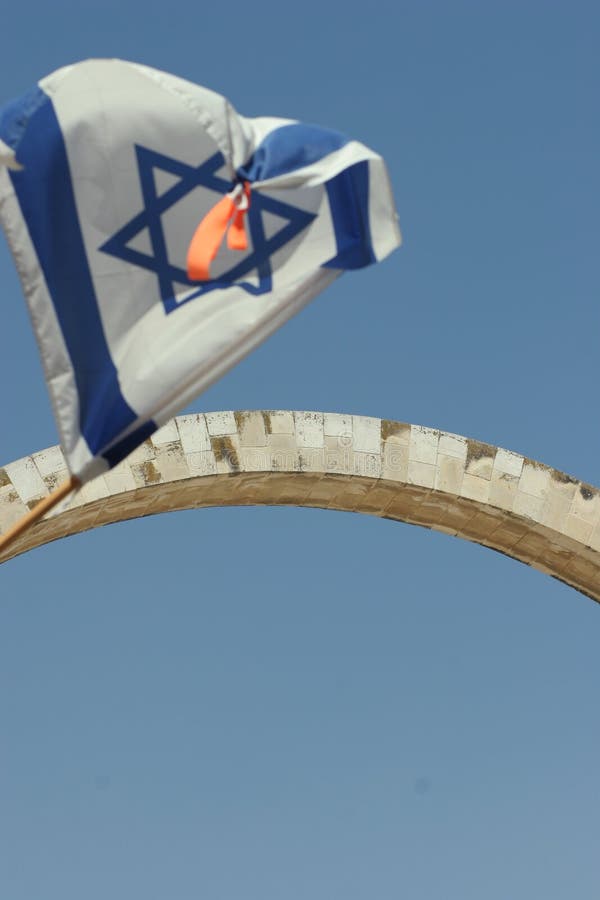 Markierungsfahne von Israel stockfoto Markierungsfahne von Israel stockfoto