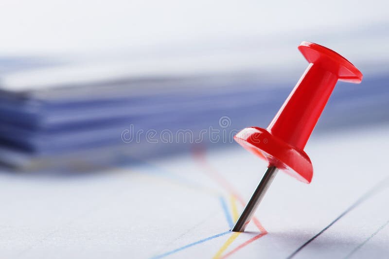 Marking Financial Chart by Pins.Share Listing and Checking Financial