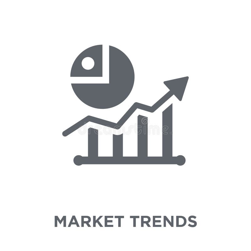 Marknadstrendsymbol från den Economyandfinance samlingen stock illustrationer