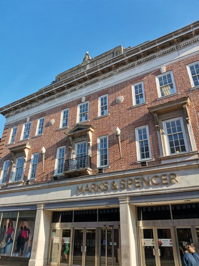 Marks and Spencers Store Eastgate Street Chester Editorial Stock Image