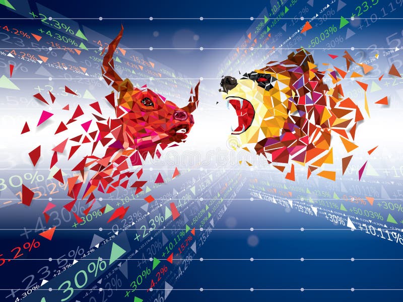 Markt; Vorrat; Zusammenbruch; unten; Bär; Rezession; Krise; rot; downtu