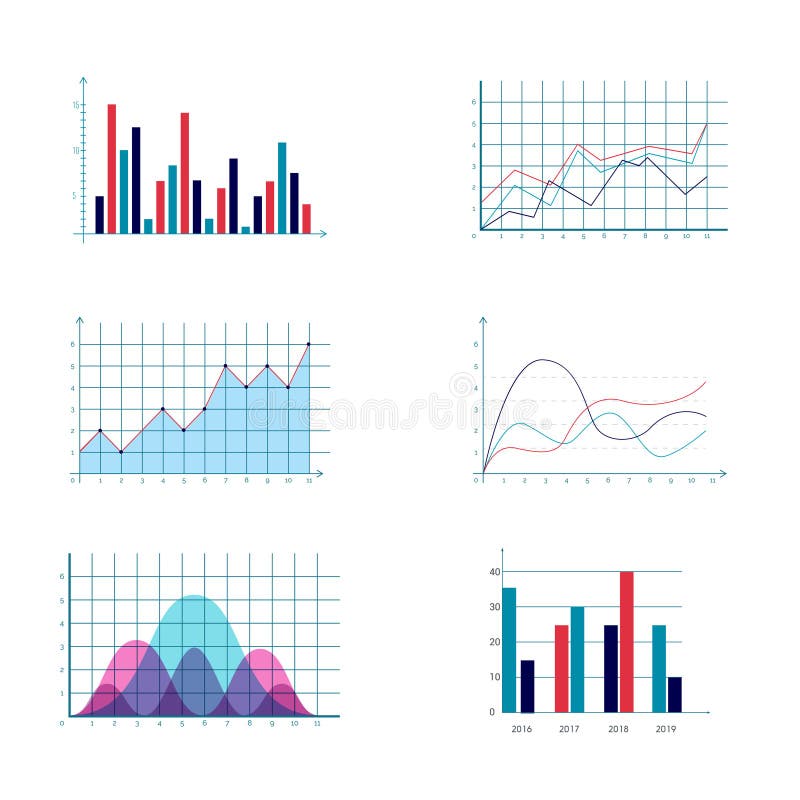 Marktelemente der kommerziellen Daten punktieren die eingestellten TortenBalkendiagrammdiagramme und flache Ikonen der Diagramme stock abbildung Marktelemente der kommerziellen Daten punktieren die eingestellten TortenBalkendiagrammdiagramme und flache Ikonen der Diagramme stock abbildung