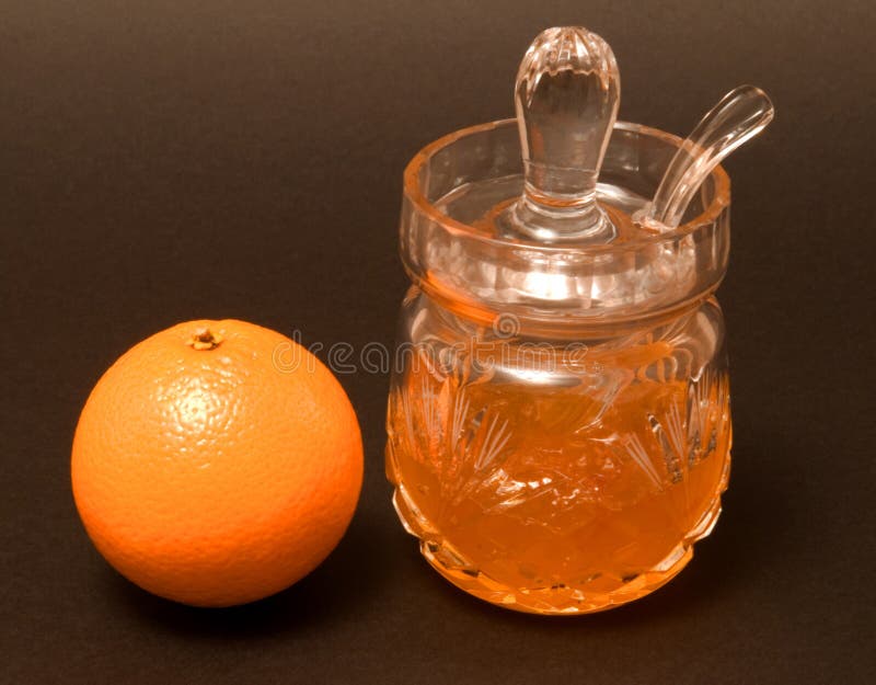 Marmalade Jar stock photo. Image of fruit, orange, elegant 11067910