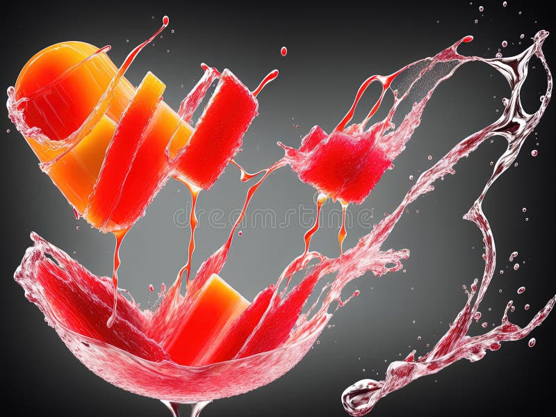 Marmellata di gelatina di frutta. illustrazione vettoriale
