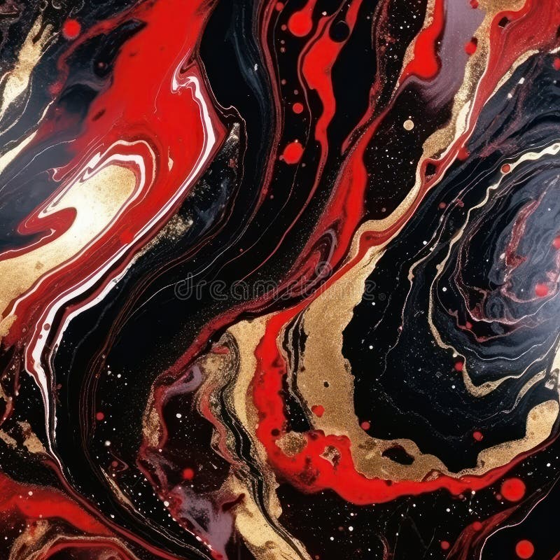Marmorabstrakter Acrylgrund. Marmorkunsttextur. Achterbahnmuster. Goldpulver. ai generativ.