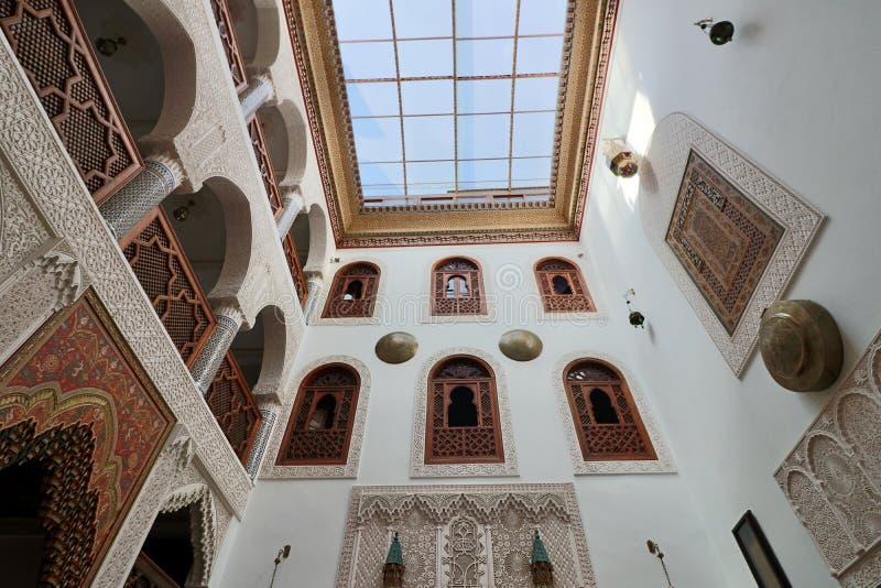 Marokkanischer historischer traditioneller Architekturpalast