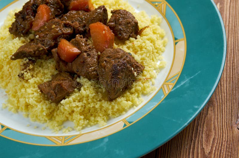 Marokkanisches Lamm Tagine stockbild. Bild von gekocht - 41827325