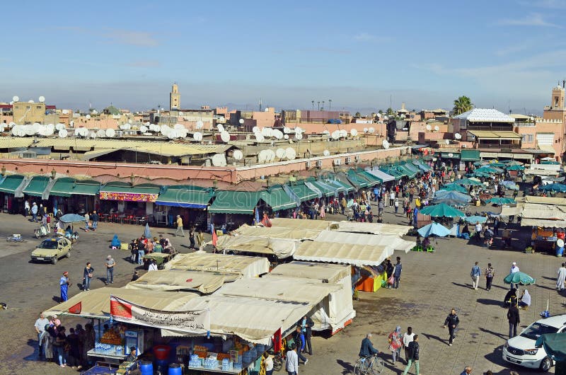 Marokko, Marrakech royalty-vrije stock afbeeldingen Marokko, Marrakech royalty-vrije stock afbeeldingen
