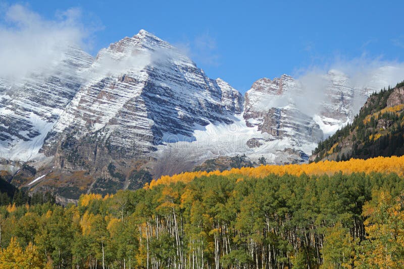 Maroon Bells, September aspens