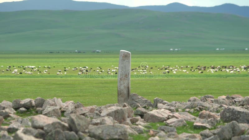 Marquage de menhir obélisque de vieilles antiquité