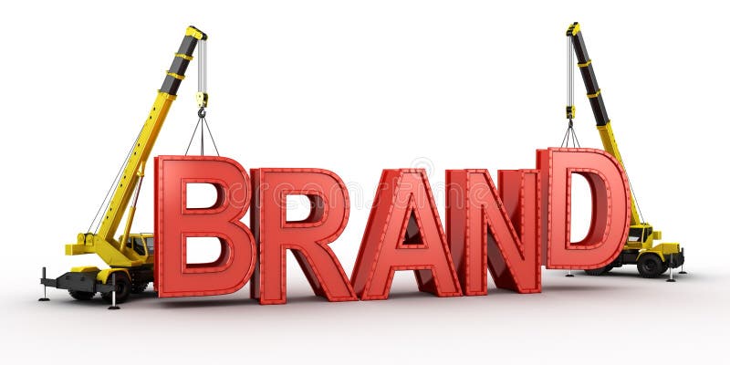 MARQUE illustration stock