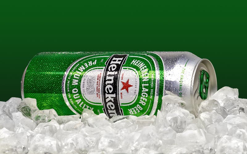 Marque Globale De Bi  re  De Heineken Photo ditorial 