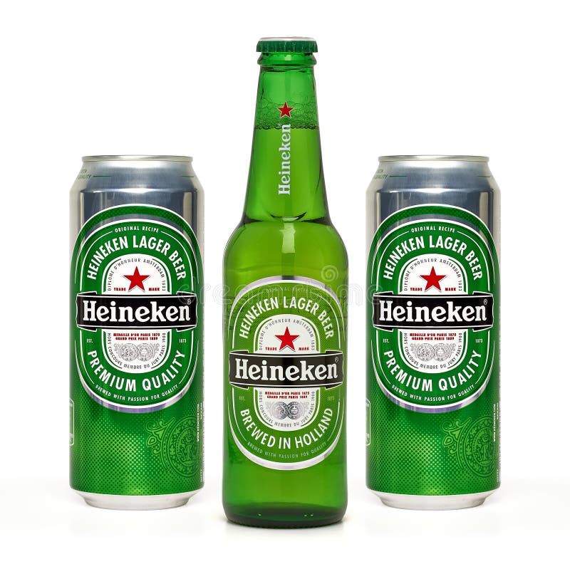 Marque Globale De Bi  re  De Heineken Photo ditorial 
