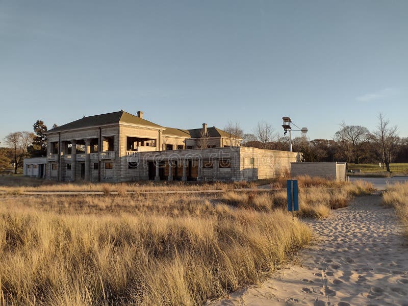 Marquette Beach Gary Indiana Lake Michigan Stock Image Image of coast