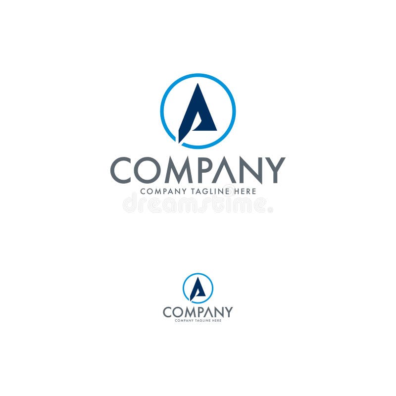 Marquez avec des lettres Logo Design Template illustration stock Marquez avec des lettres Logo Design Template illustration stock