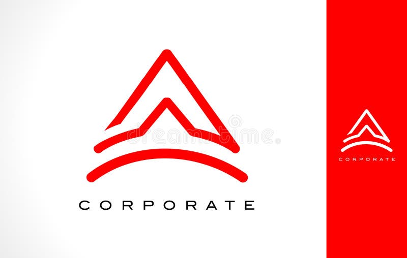 Marquez avec des lettres un monogramme Logo Design illustration de vecteur