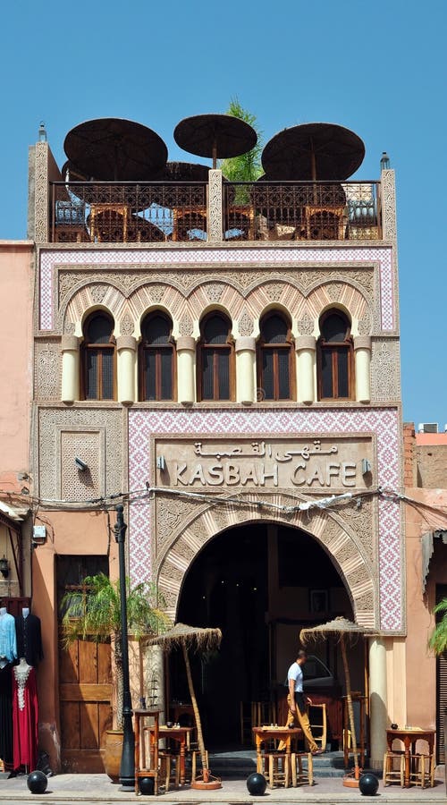 Marrakech kasbah cafe editorial image. Image of moslem - 55505910