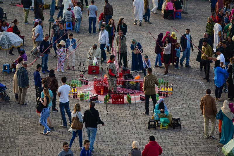 Marrakesh Jemaa el Fnaa square attractions