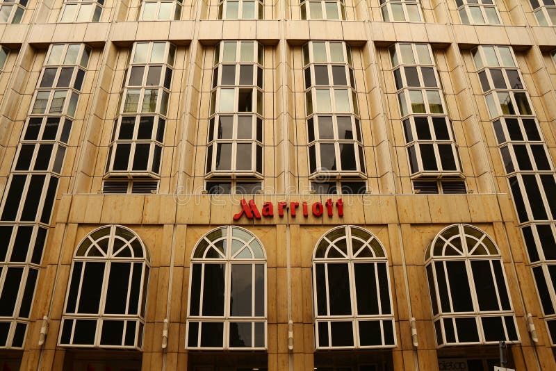 Marriot Hotel Wenen, Oostenrijk royalty-vrije stock foto's