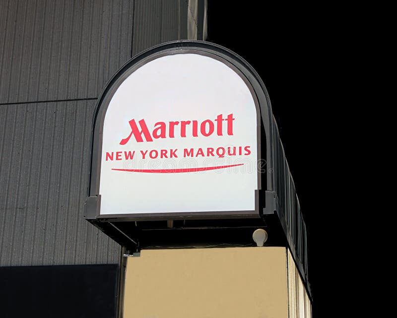 Marriott ny marquis sign